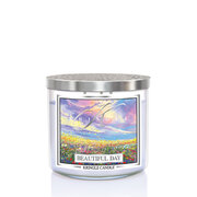 Kringle Candle TUMBLER Beautiful Day 3-knôtová vonná sviečka 411g