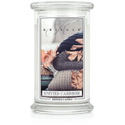 Kringle Candle Knitted Cashmere vonná sviečka veľká 2-knôtová (624 g)
