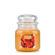 Country Candle Golden Mums & Honey Crisp Tonka vonná sviečka stredná 2-knôtová (453 g)