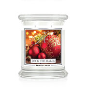 Kringle Candle Deck the Halls vonná sviečka stredná 2-knôtová (411 g)