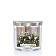 Kringle Candle Juniper Laurel 3-knôtová vonná sviečka 411g