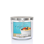 Kringle Candle TUMBLER Fruit & Flakes 3-knôtová vonná sviečka 411g