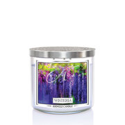 Kringle Candle TUMBLER Wisteria 3-knôtová vonná sviečka 411g