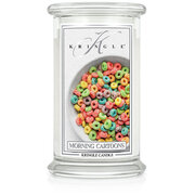 Kringle Candle Morning Cartoons vonná sviečka veľká 2-knôtová (624 g)