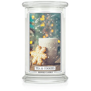 Kringle Candle Tea & Cookies vonná sviečka veľká 2-knôtová (624 g)