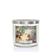 Kringle Candle TUMBLER Tea & Cookies 3-knôtová vonná sviečka (411g)