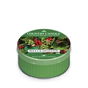 Country Candle Holly & Mistletoe vonná sviečka (42g)
