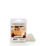 Country Candle Milk & Cookies vonný vosk (64g)