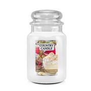 Country Candle White Chocolate Cheesecake vonná sviečka veľká 2-knôtová (737 g)