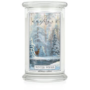 Kringle Candle Winter Woods vonná sviečka veľká 2-knôtová (624 g)