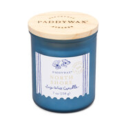 Paddywax COASTAL North Shore vonná sviečka v sklenenom obale s dreveným vrchnákom 8oz/226g