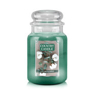 Country Candle Cotton Flowers vonná sviečka veľká 2-knôtová (737 g)