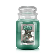 Country Candle Cotton Flowers vonná sviečka veľká 2-knôtová (737 g)
