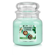 Country Candle Lemon Tea & Roses vonná sviečka stredná 2-knôtová (510g)