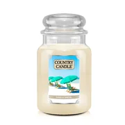 Country Candle Sand & Santal vonná sviečka veľká 2-knôtová (737 g)