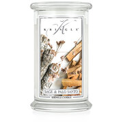 Kringle Candle Sage & Palo Santo vonná sviečka veľká 2-knôtová (624 g)