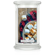 Kringle Candle Warm & Toasty vonná sviečka veľká 2-knôtová (624 g)