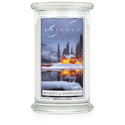 Kringle Candle Blankets & Snowflakes vonná sviečka veľká 2-knôtová (624 g)