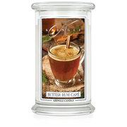 Kringle Candle  Butter Rum Cafe vonná sviečka veľká 2-knôtová (624 g)