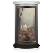Kringle Candle Halloween Print Based Ghost Spirits vonná sviečka veľká 2-knôtová (624 g)