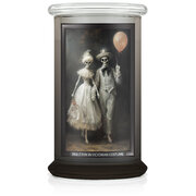 Kringle Candle Halloween Print Based Skeleton in Victorian Costume vonná sviečka veľká 2-knôtová (624 g)