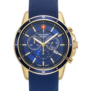 Swiss Alpine Military 7089.9815 Chronograph Mens Watch 44mm 10ATM