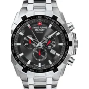 Swiss Alpine Military 7043.9237 sapphire crystal Chronograph Mens Watch