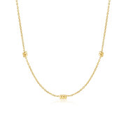 ANIA HAIE N038-02G Smooth Twist Ladies Necklace, adjustable