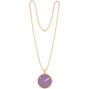 Picto 43303-9012R Ladies Watch Violet Glow Necklace 30mm 5ATM 