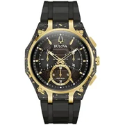 Bulova 98A328 Curv Carbon Gold - Pánske hodinky
