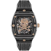 Philipp Plein PWPTA0424 Automatic Mens Watch The $keleton Crystal 44mm 5ATM 