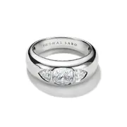 Thomas Sabo TR2525-051-14-58 Ring with faceted white zirconia stones Silver Ladies