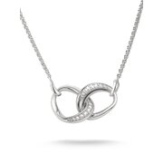 Thomas Sabo KE2380-051-14-L45V Necklace Together with White Cubic Zirconia for Women, Adjustable