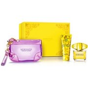 Versace Yellow Diamond Darčeková sada, toaletná voda 90ml + telové mlieko 100ml + kozmetická taška