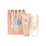 Carolina Herrera 212 VIP Rose Darčeková sada, parfémovaná voda 80ml + telové mlieko 100ml (Travel set)