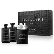 Bvlgari Man Black Cologne Darčeková sada, toaletná voda 100ml + voda po holení 75ml + sprchový gél 75ml+ kozmetická taška
