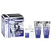 Mexx Life Is Now for Him Darčeková sada, toaletná voda 50ml + sprchový gel 2 x 50ml 