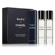 Chanel Bleu de Chanel Parfémovaná voda, 3x20ml (1x plniteľná + 2x náplň)
