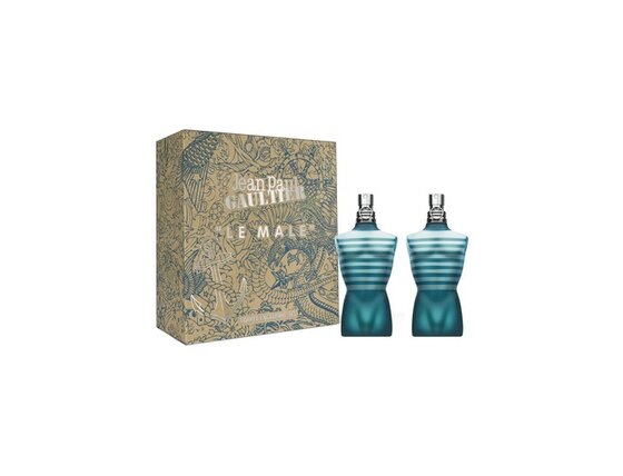 Jean paul gaultier le male darčeková sada, toaletná voda 40ml + toaletná voda 40ml (travel set) - le male travel set 40ml + 40 ml