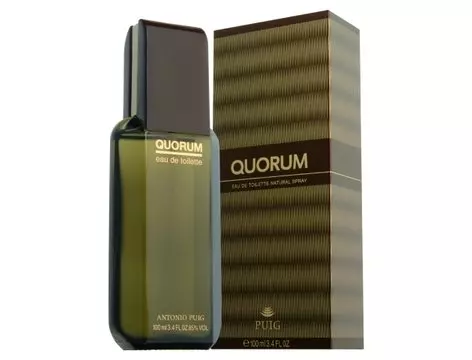 Na obrazku je znazorenný parfum značky Quorum typ Puig