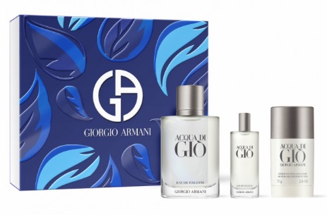 Giorgio Armani Acqua di Gio pour Homme Darčeková sada, toaletná voda 100ml + toaletná vodal 15ml + deostick 75ml