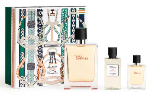 Hermes Terre D´Hermes Parfum Darčeková sada, parfémovaná voda 75ml + balzám po holení 40ml + parfémovaná voda 12.5ml