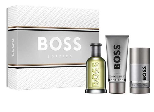 Hugo Boss No.6 Bottled Darčeková sada, toaletná voda 100ml + deostick 75ml + sprchový gel 100ml