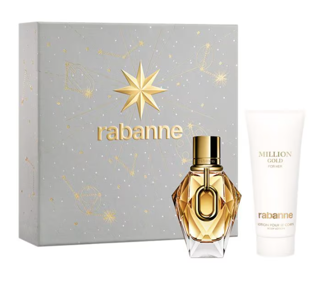 Paco Rabanne Million Gold For Her Darčeková sada, parfémovaná voda 50ml + telové mlieko 100ml