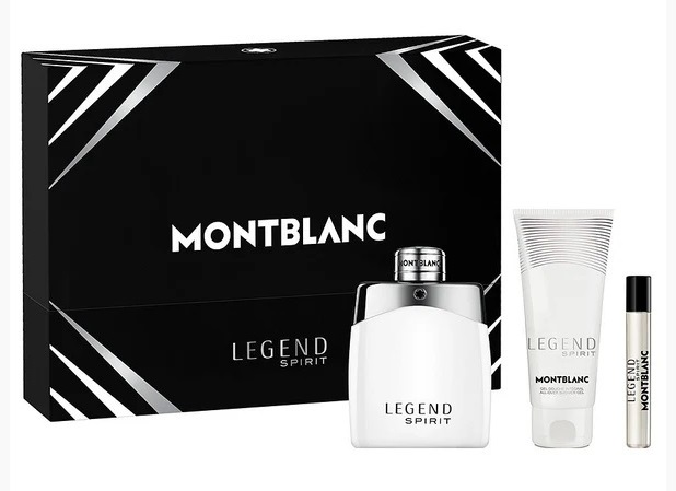 Mont Blanc Legend Spirit Darčeková sada, toaletná voda 100ml + sprchový gel 100ml + toaletná voda 7.5ml