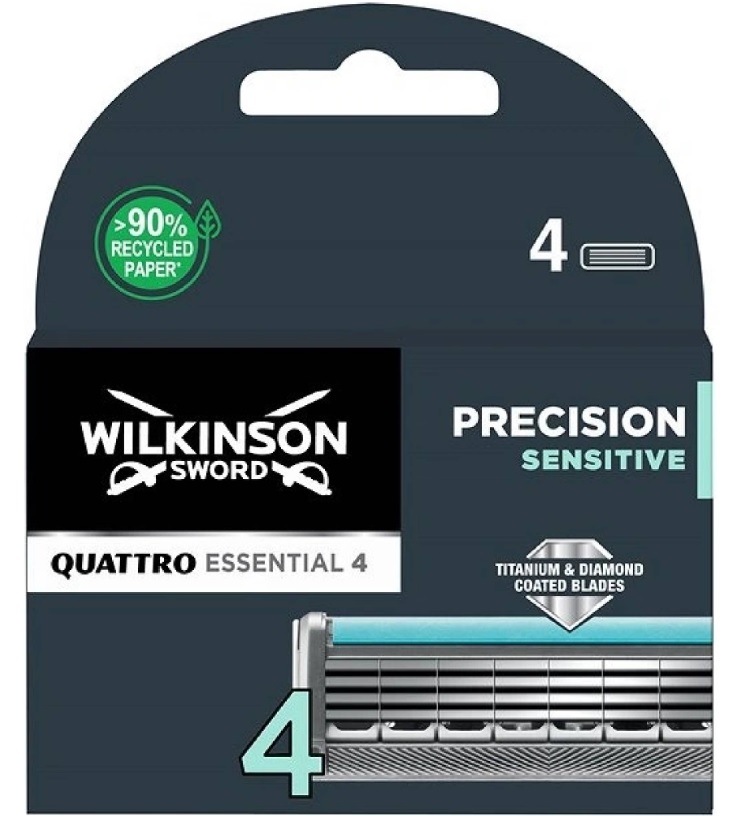 Wilkinson Sword Quattro Essential Precision Sensitive 4 ks