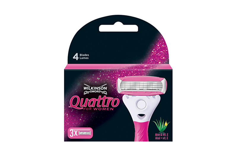 Wilkinson Sword Náhradné hlavice Wilkinson Quattro for Women 3 ks