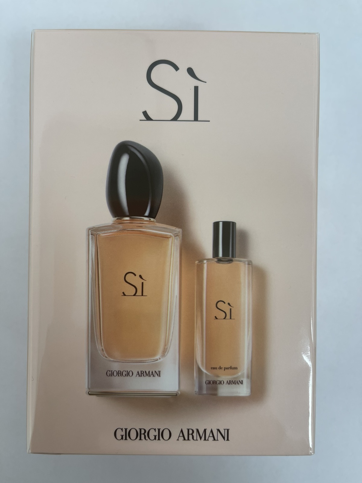 Giorgio Armani Si Darčeková sada, eau de parfum 100ml + eau de parfum 15ml