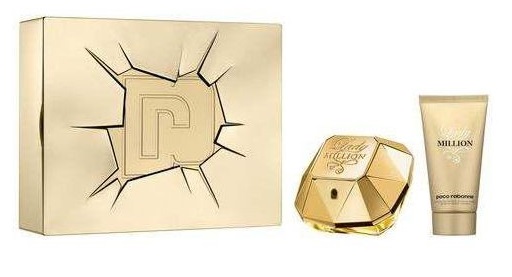 Paco Rabanne Lady Million Darčeková sada, parfémovaná voda 80ml + telové mlieko 100ml