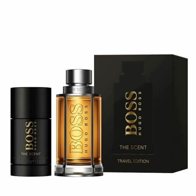 Hugo Boss The Scent Darčeková sada, toaletná voda 100ml + deostick 75ml (Travel set)